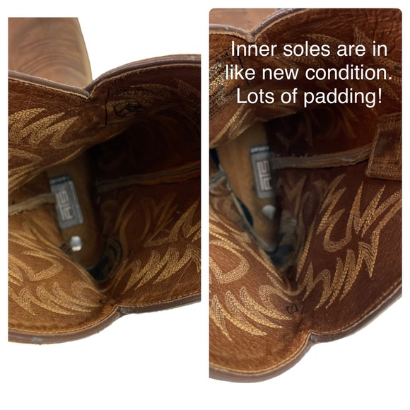 Ariat Heritage R Western Boot - Distressed Brown - Men’s Size 7D - Picture 10 of 14